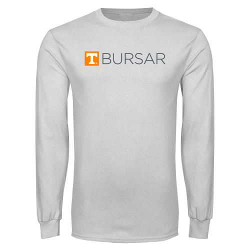  White Long Sleeve T Shirt - UTK - Bursar