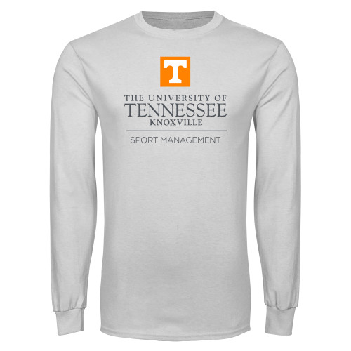  White Long Sleeve T Shirt - UTK Sport Management