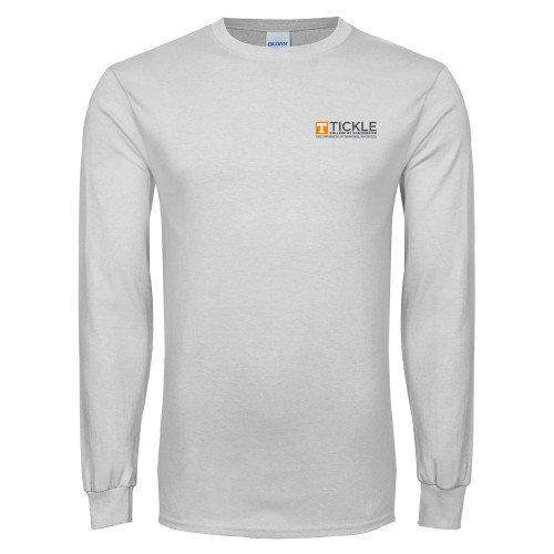  White Long Sleeve T Shirt - TICKLE College of Engineering