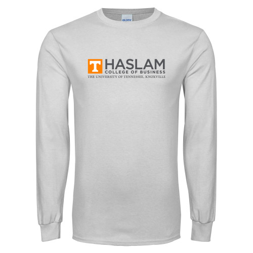  White Long Sleeve T Shirt - HASLAM College of Business