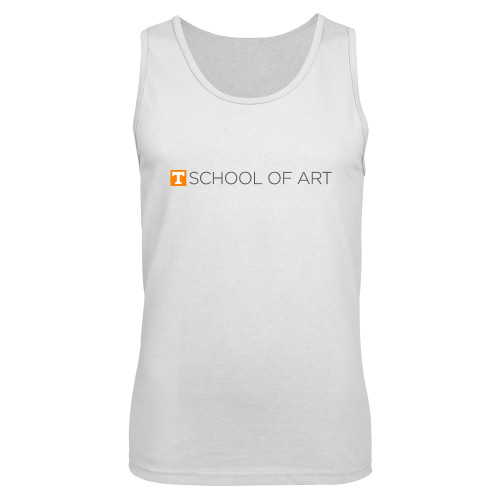  White Tank Top - School of Art Horizontal