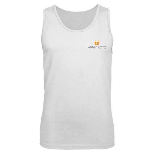  White Tank Top - UTK - Army ROTC Stacked