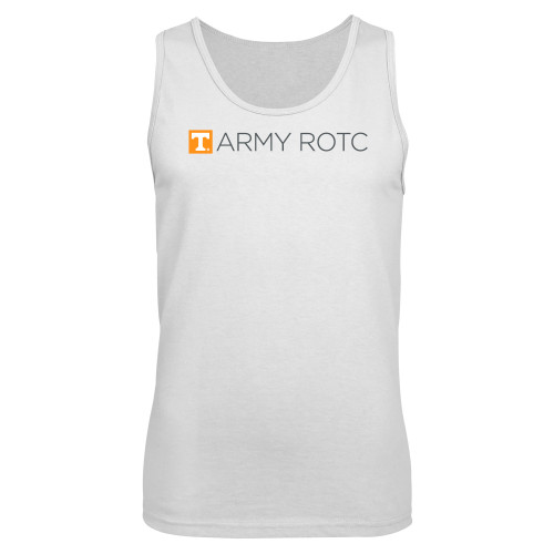  White Tank Top - UTK - Army ROTC Flat