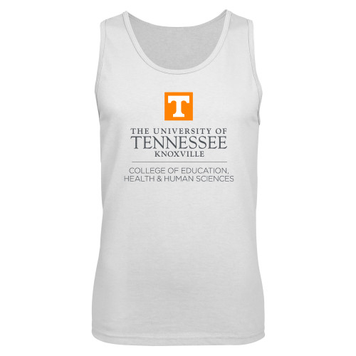  White Tank Top - College of Education Stacked