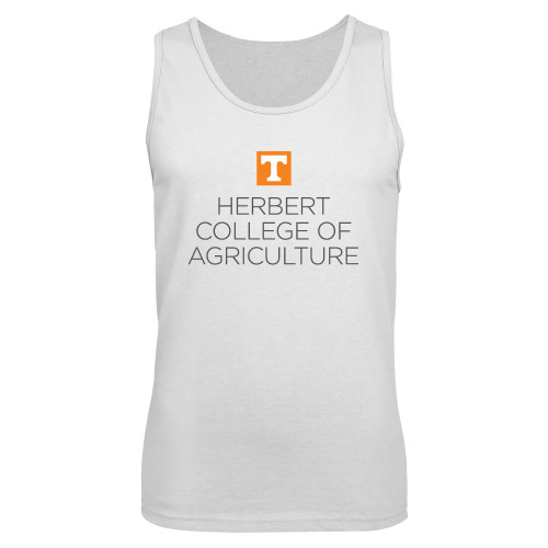  White Tank Top - Herbert College of Agriculture Stacked