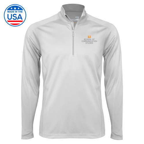  Syntrel White Interlock 1/4 Zip - School of Communication Studies