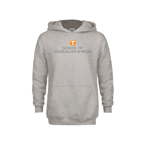  Youth Grey Fleece Hood - UT Knoxville School of Journalism and Media