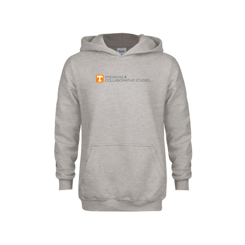  Youth Grey Fleece Hood - UT Knoxville Emerging and Collaborative Studies