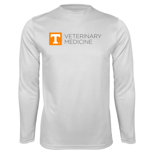  White Performance Long Sleeve Shirt - CVM - College of Veterinary Medicine