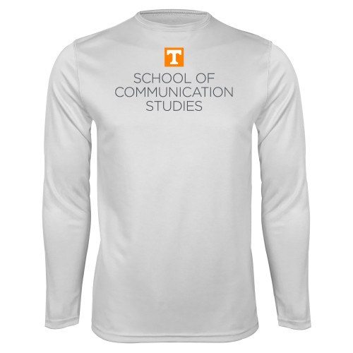  White Performance Long Sleeve Shirt - School of Communication Studies