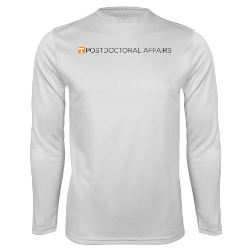  White Performance Long Sleeve Shirt - Postdoctoral Affairs