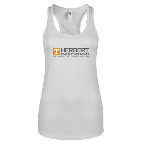  Next Level Racerback Tank White - HERBERT College of Agriculture