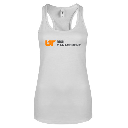  Next Level Racerback Tank White - Risk Management