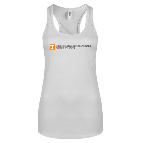  Next Level Racerback Tank White - Kinesiology Recreation and Sport Studies