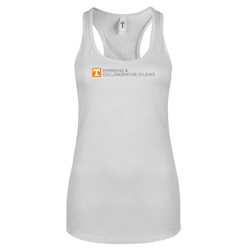  Next Level Racerback Tank White - UT Knoxville Emerging and Collaborative Studies