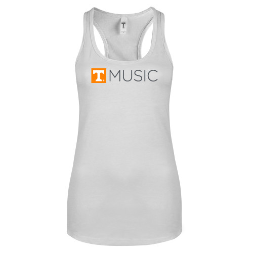  Next Level Racerback Tank White - UT Knoxville Music