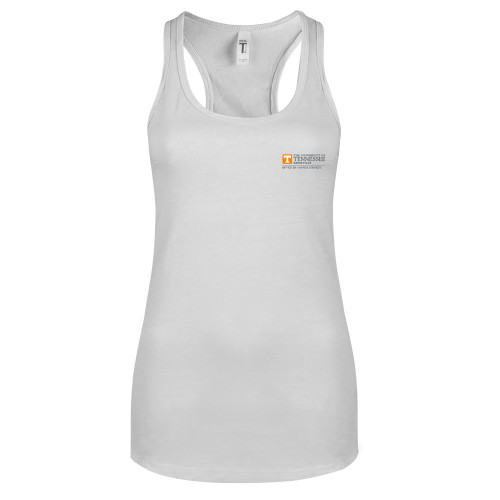  Next Level Racerback Tank White - UTK - Office of Shared Services