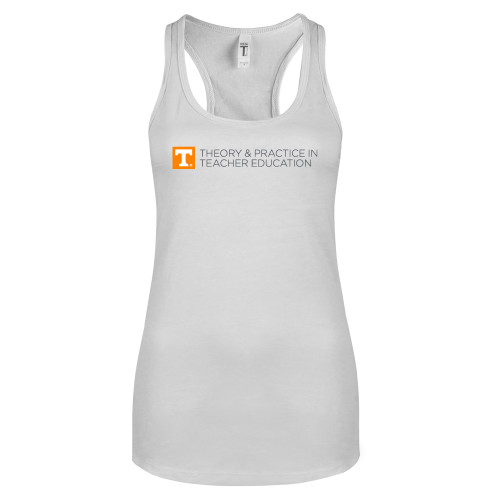  Next Level Racerback Tank White - Theory and Practice in Teacher Education - UTK