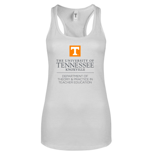  Next Level Racerback Tank White - Department of Theory and Practice in Teacher Education - UTK