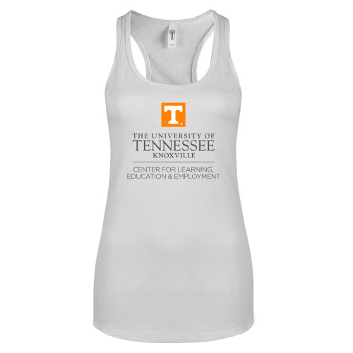  Next Level Racerback Tank White - Center for Learning  Education & Employment