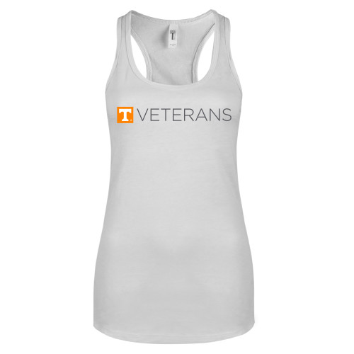  Next Level Racerback Tank White - Veterans