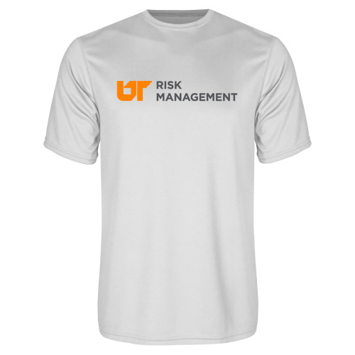  White Performance Tee - Risk Management