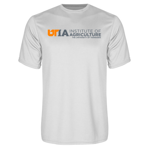  White Performance Tee - Institute of Agriculture