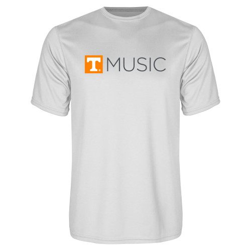  White Performance Tee - UT Knoxville Music