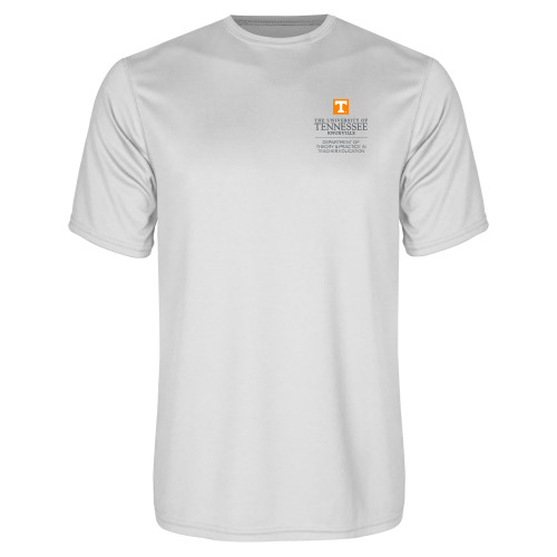  White Performance Tee - Department of Theory and Practice in Teacher Education - UTK