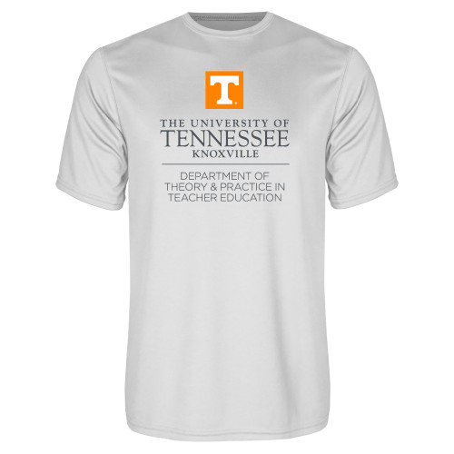  White Performance Tee - Department of Theory and Practice in Teacher Education - UTK
