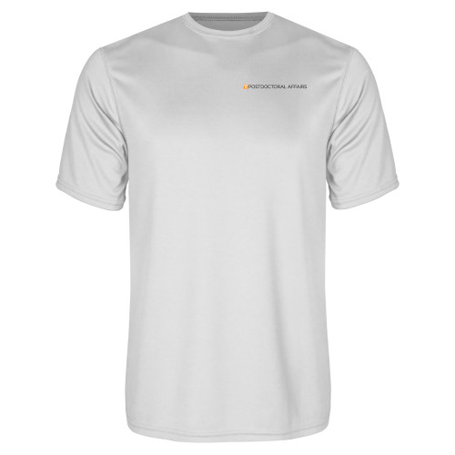  White Performance Tee - Postdoctoral Affairs