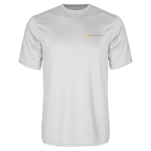  White Performance Tee - Veterans