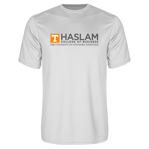  White Performance Tee - HASLAM College of Business