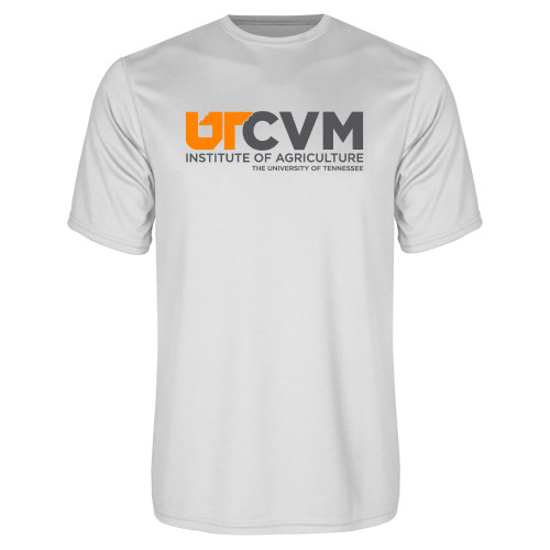  White Performance Tee - College of Veterinary Medicine