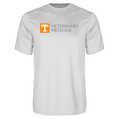  White Performance Tee - CVM - College of Veterinary Medicine