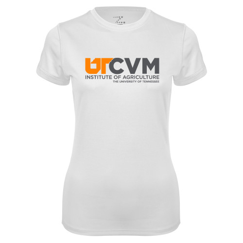 UT Knoxville Womens White Performance T