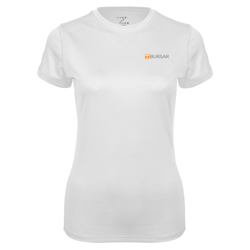  Womens White Performance Tee - UTK - Bursar