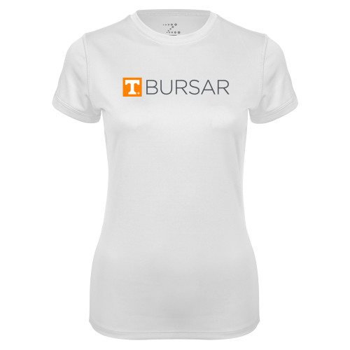  Womens White Performance Tee - UTK - Bursar