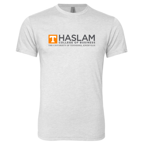  Next Level Heather White Triblend Tee - HASLAM College of Business