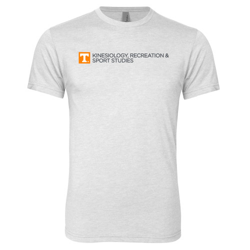  Next Level Heather White Triblend Tee - Kinesiology Recreation and Sport Studies