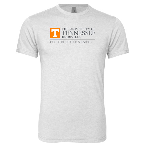  Next Level Heather White Triblend Tee - UTK - Office of Shared Services