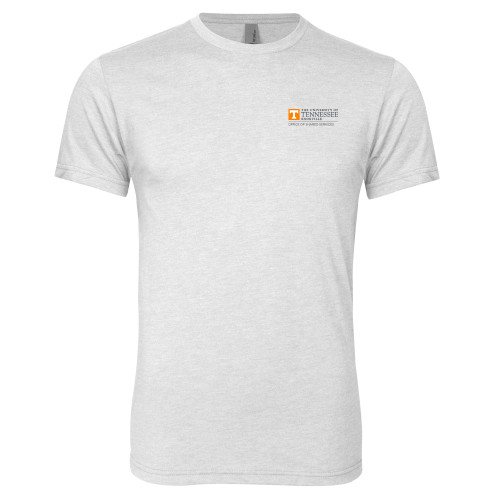  Next Level Heather White Triblend Tee - UTK - Office of Shared Services