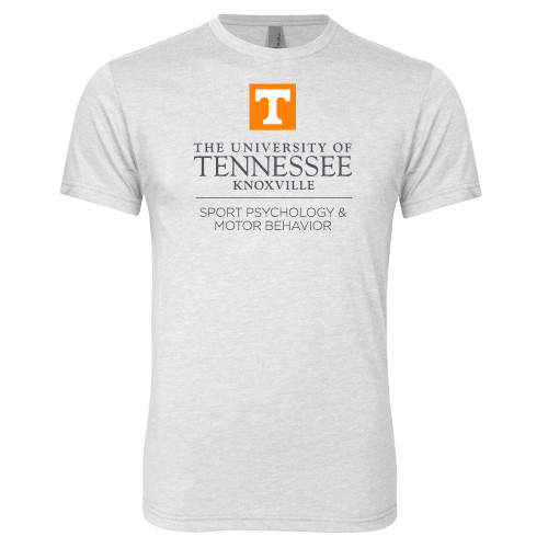  Next Level Heather White Triblend Tee - Sport Psychology and Motor Behavior - UTK