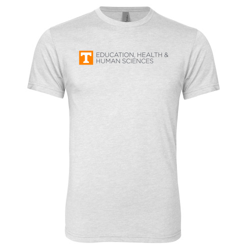  Next Level Heather White Triblend Tee - College of Education Flat