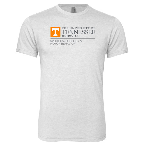  Next Level Heather White Triblend Tee - UT Knoxville Sport Psychology & Motor Bahavior