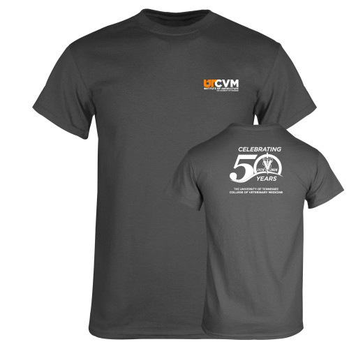  Charcoal T Shirt - UTCVM 50th Anniversary