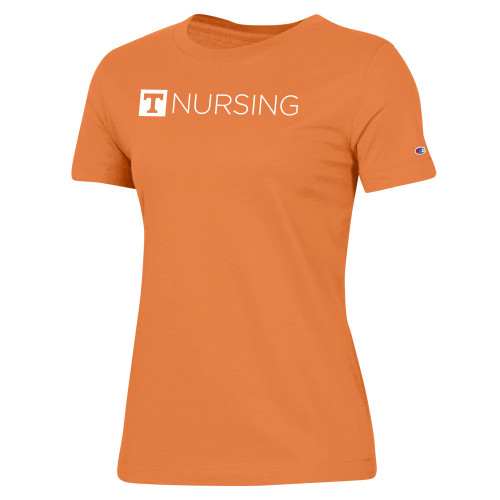  Champion Womens Spirit Orange Tee - Nursing