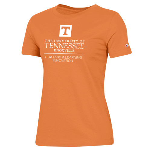  Champion Womens Spirit Orange Tee - Teaching and Learning Innovation