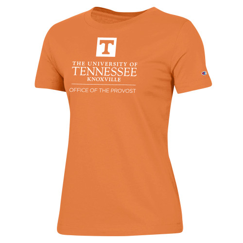  Champion Womens Spirit Orange Tee - Office of Provost Centered