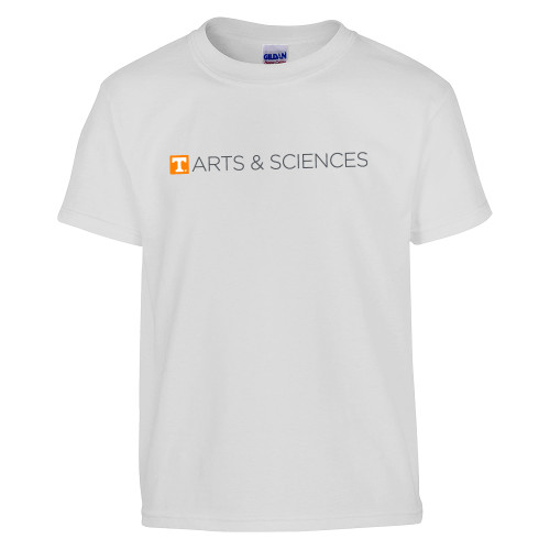  Youth White T Shirt - UTK - Arts and Sciences